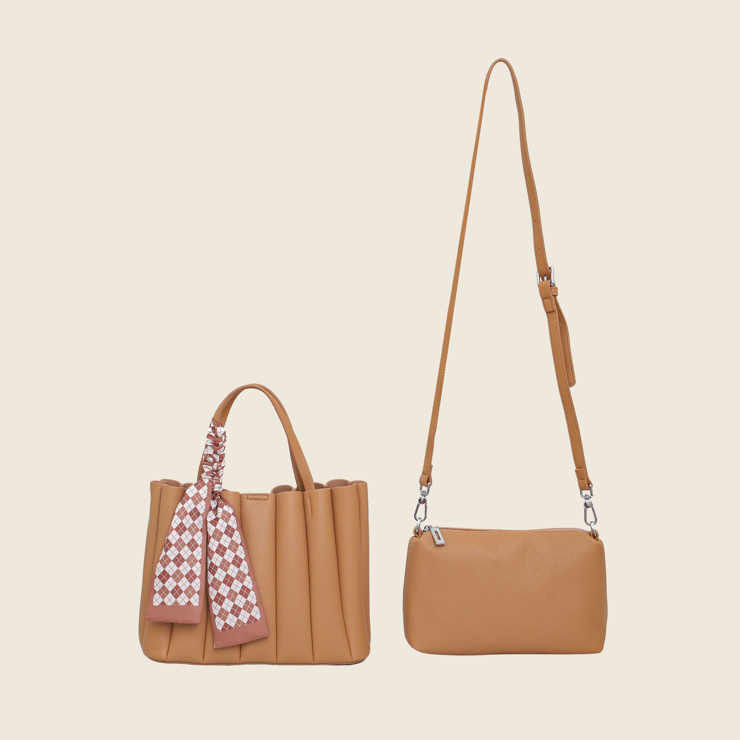 Karry Pleated Bucket Bag