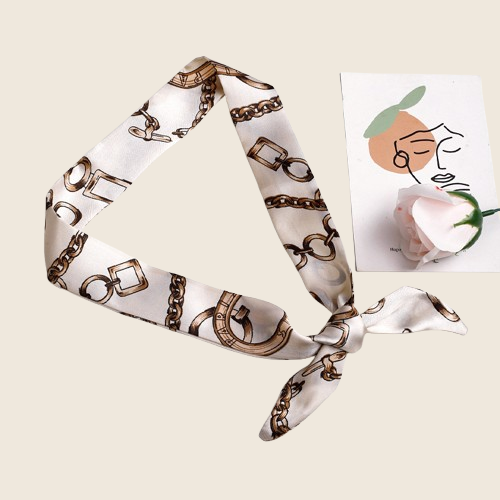 CEANNA Silk-Touch Bag Scarf